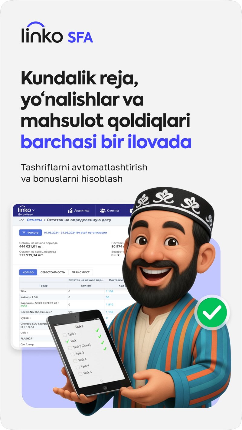 Linko Uzbekistan marketing design